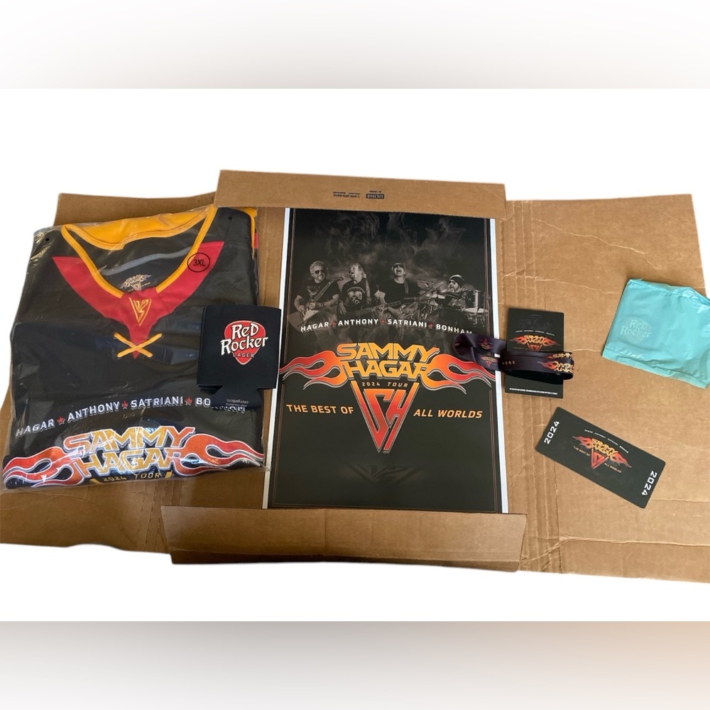 Sammy Hagar Black Best of All Worlds VIP tour package